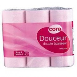 papier toilette douceur 2 plis X12 rouleaux