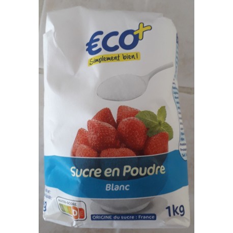 Sucre en poudre 1Kg