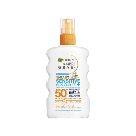 Ambre solaire enfant Garnier Sensitive expert 50+ - 200ml