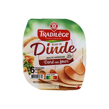 Blanc de dinde Tradilège 6 tranches 180g