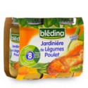 Blédina Jardinière de Légumes Poulet dès 8mois 2x200g