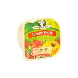 Compote pomme fraise 100g X72