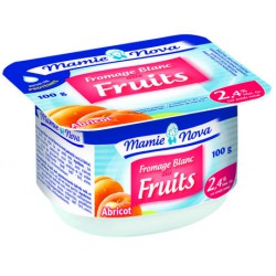 Fromage blanc aux fruits 2.4% MG 100g