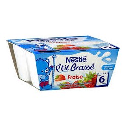 Nestlé Brassé Fraise 4 x100g